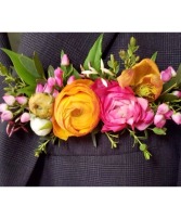 Sunset Flame BOUTONNIERE