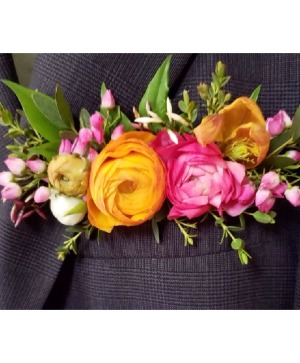 Sunset Flame BOUTONNIERE