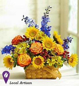 Sunset Garden Basket