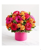 Sunset Radiance Bouquet Vase arrangement