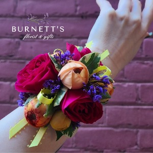 Sunset Rainbow Corsage Flowers To Wear 