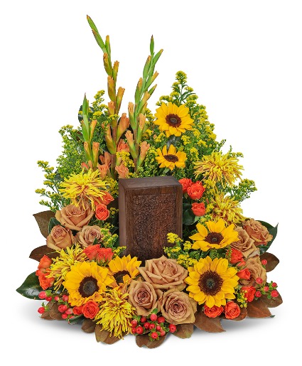 Sunset Serenade Cremation Tribute Sympathy Arrangement