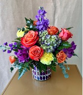 SUNSET SERENADE FLOWER ARRANGEMENT