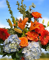 Sunset Serenity Vase arrangement