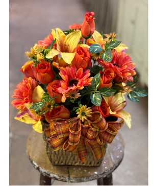 Sunset Silk Arrangement