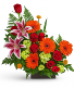 “Sunset Splendor Arrangement” Mix Flowers