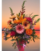 Sunset Vibes Vase Arrangement