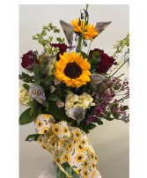 Sunshine and Richest Money Bouquet By Enchanted Florist of Cape Coral