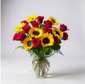 Sunshine and Rose Fresh Arrangement 