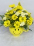 SUNSHINE AND SMILES  SMILING MUG ARRANGEMENT 