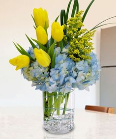 Sunshine & Blue Skies Vase Arrangement 