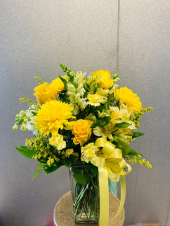 Sunshine Bouquet Vase Arrangement