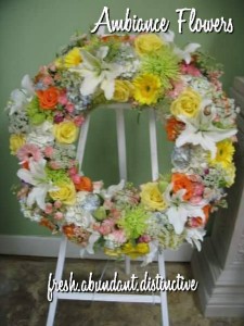 Sunshine Garden Wreath