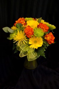 Sunshine in a Vase Fresh cut arrangement