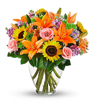 Sunshine Kisses Arrangement in San Bernardino, CA | INLAND BOUQUET FLORIST Sunshine Kisses Arrangement in San Bernardino, CA | INLAND BOUQUET FLORIST