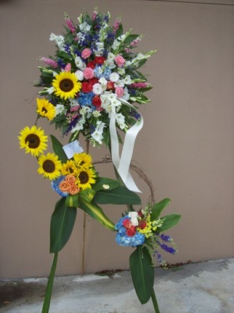 sunshine memories spray standing spray