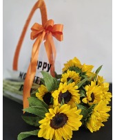 Sunshine of love  Clear Wrapped  Sunflowers