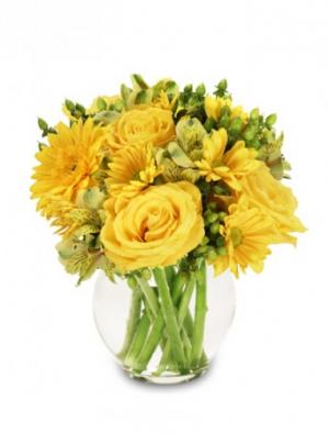 Sunshine Perfection Floral Arrangement in Janesville, WI | BARB'S ALL SEASONS FLOWERS