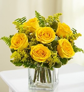 Sunshine Roses by Enchanted Florist