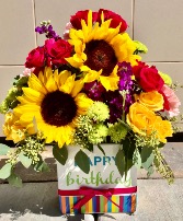 Sunshine Splendor Birthday Bouquet  Send Birthday Flowers