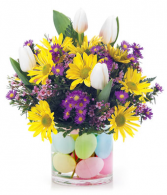 Sunshine, Tulips, Easter Eggs, Oh My! easter