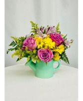 Daisies & Duckling Vased Arrangement