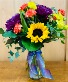 Sunshine Vibes Cut Flowers in Vase