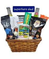 Super Hero Dad Gift Basket