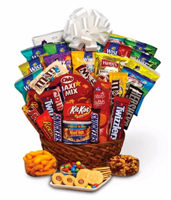 Super Sweet Snack Basket gift basket