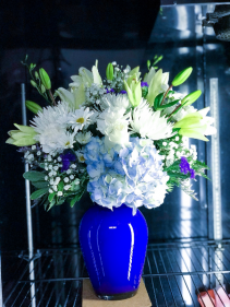 Supreme Blue Floral Arrangement