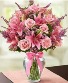 SUPREMELY PINK VASE ARRANGEMENT