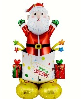 Surprise Santa Balloon 