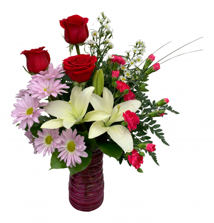 Surrounded by Love Vase Arrangement