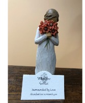 SURROUNDED BY LOVE  WILLOW TREE FIGURINE