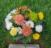 Suttle Gaze Grave Site Flowers 