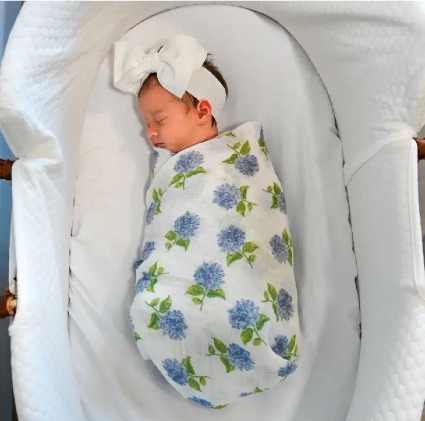 Swaddle Blanket-HYDRANGEAS Baby Gifts
