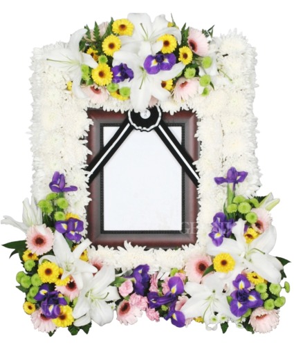 Swan Song Flower Frame 