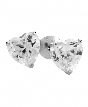 Swarovski Crystal Heart Stud Earrings 