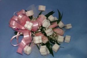 Sweet 16 Sugar Cube Birthday Corsage in Anderson, SC | NATURE'S CORNER FLORIST Sweet 16 Sugar Cube Birthday Corsage in Anderson, SC | NATURE'S CORNER FLORIST