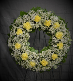 SWEET AND SIMPLE TRIBUTE WREATH STANDING WREATH