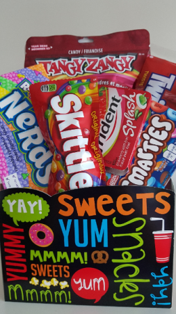 SOUR AND SWEET ... LITTLE BOX OF CANDY TREATS