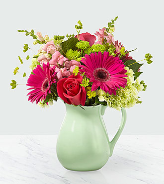 Sweet as Watermelon ceramic pitcher