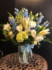 Sweet Baby blue  bouquet for  baby boy 