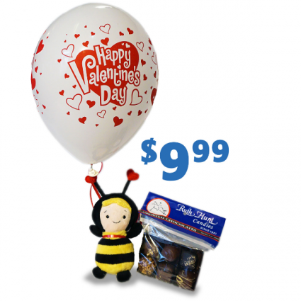 Sweet Bee Candy, Balloon and Doll