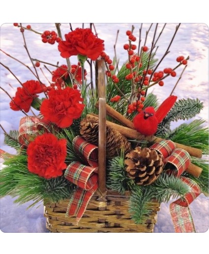 Sweet Cinnamon Basket Basket Arrangement