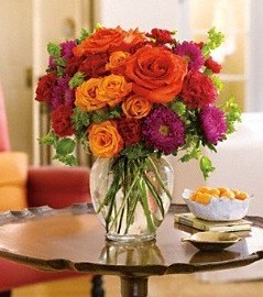 Sweet Citrus Vase Arrangement