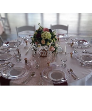 Sweet Compote Reception Flowers 