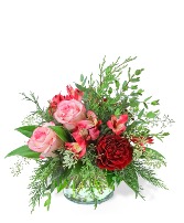 Sweet Cranberry Flower Arrangement