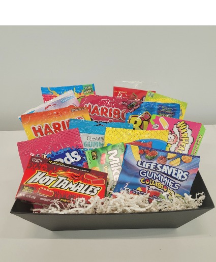 Sweet Delights Candy Medley Gift Basket