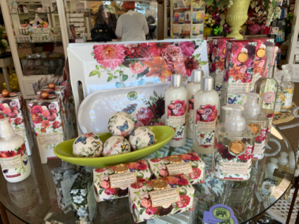 Sweet floral melody gift basket